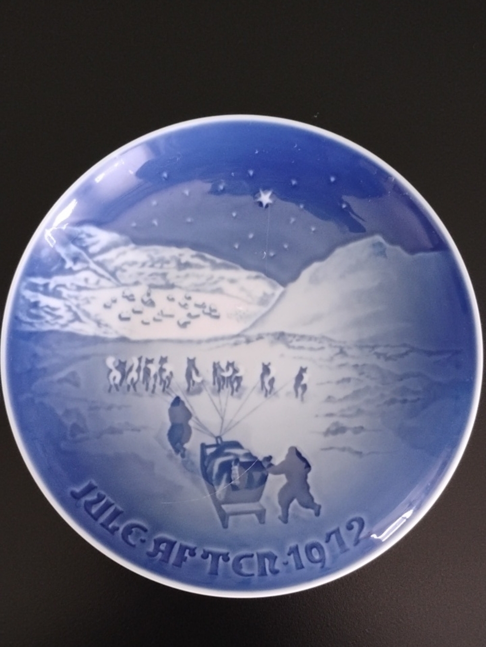 1972 Bing & Grondahl Jule Aften Christmas In Greenland Collector Plate